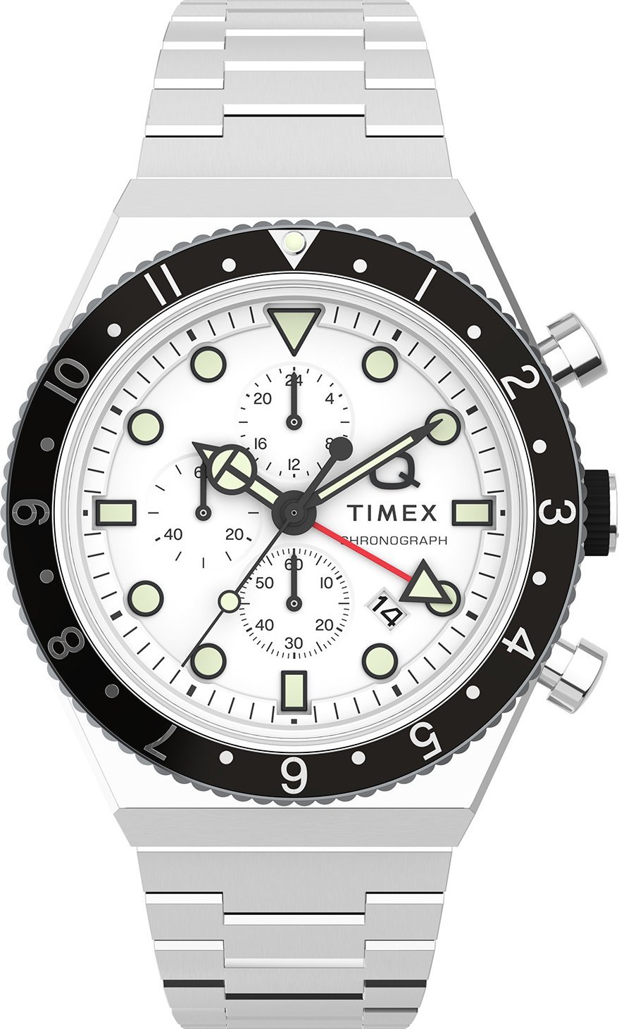 Zegarek Timex Zegarek męski Timex TW2V69900 srebrny