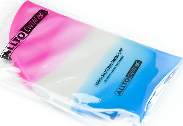 ALLTOSWIM CZEPEK PŁYWACKI SILIKON MULTI N/B/R