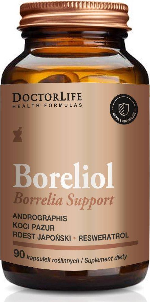 Doctor Life Doctor Life Boreliol Borrelia Support suplement diety 90 kapsułek
