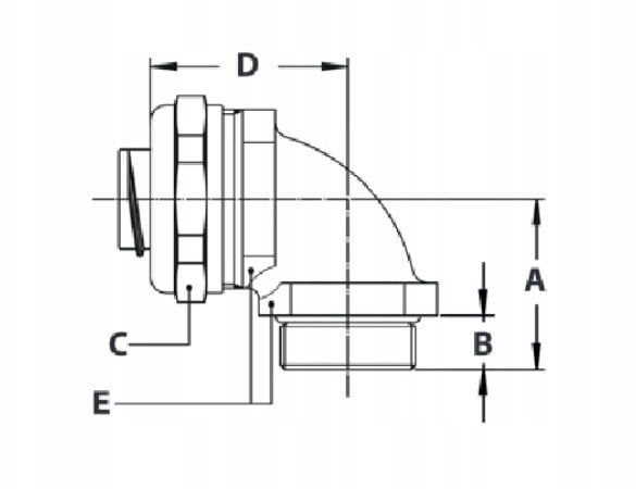 Schneider Electric Dławik do peszla Anaconda typ FCC DN 32 IP65 90 M32x1,5 712.932.4