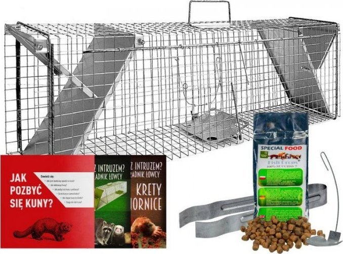 UN ŻYWOŁAPKA NA KUNĘ 102X20X27CM (1 SZT)