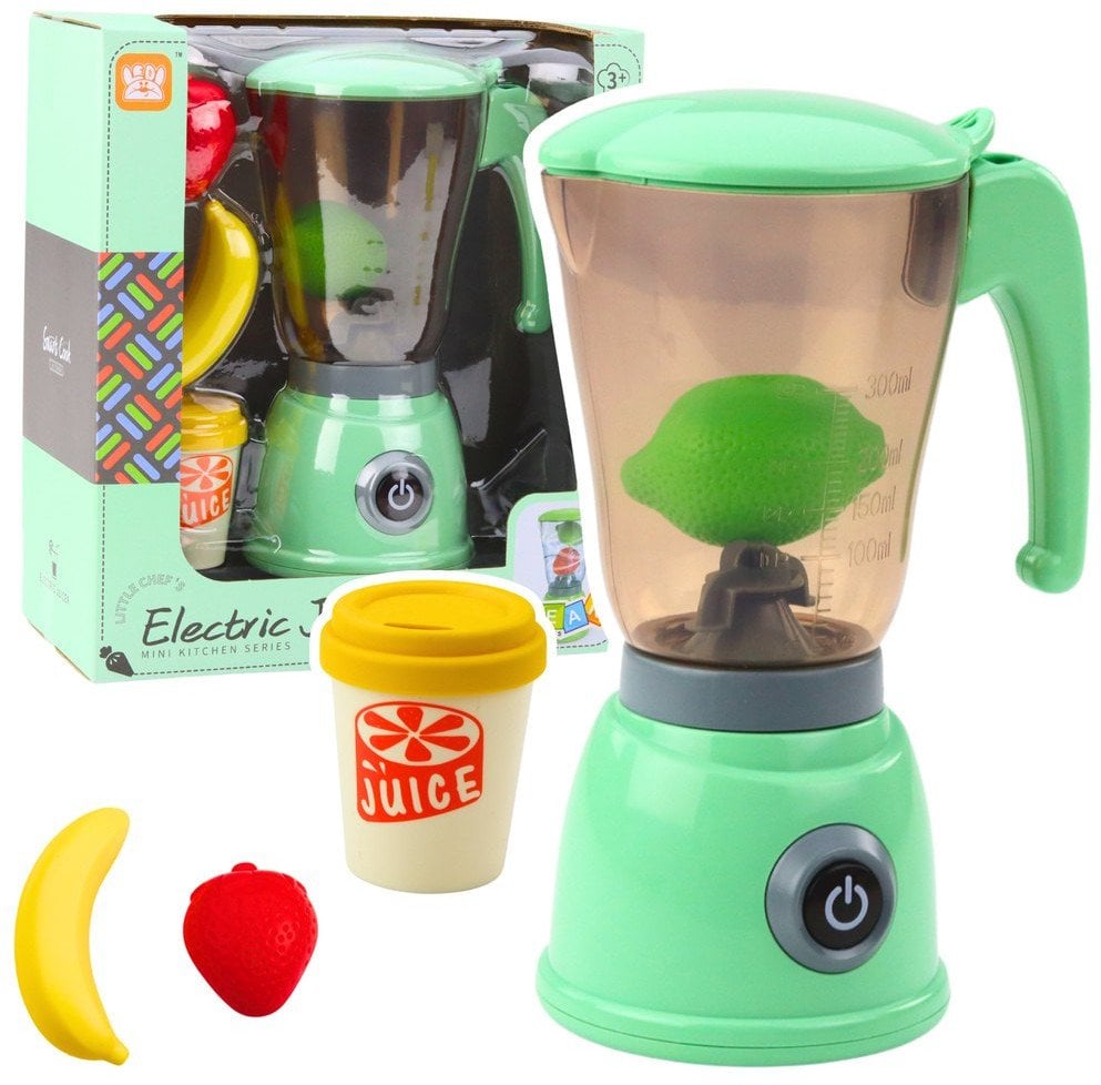 Blender Elektryczny Dla Dzieci Owoce Kubek Światła Dźwięki Zielony
