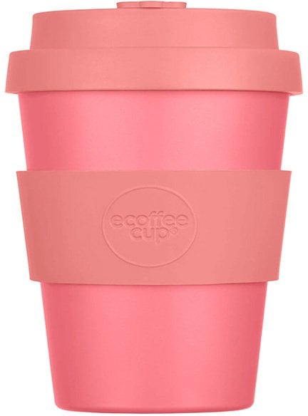 Ecoffee cup Kubek na wynos Eco*ffee Cup Solid Colours Darrell Lea Roth 240ml - Różowy