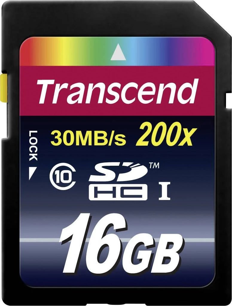 Karta Transcend 200x SDHC 16 GB Class 10 (TS16GSDHC10)