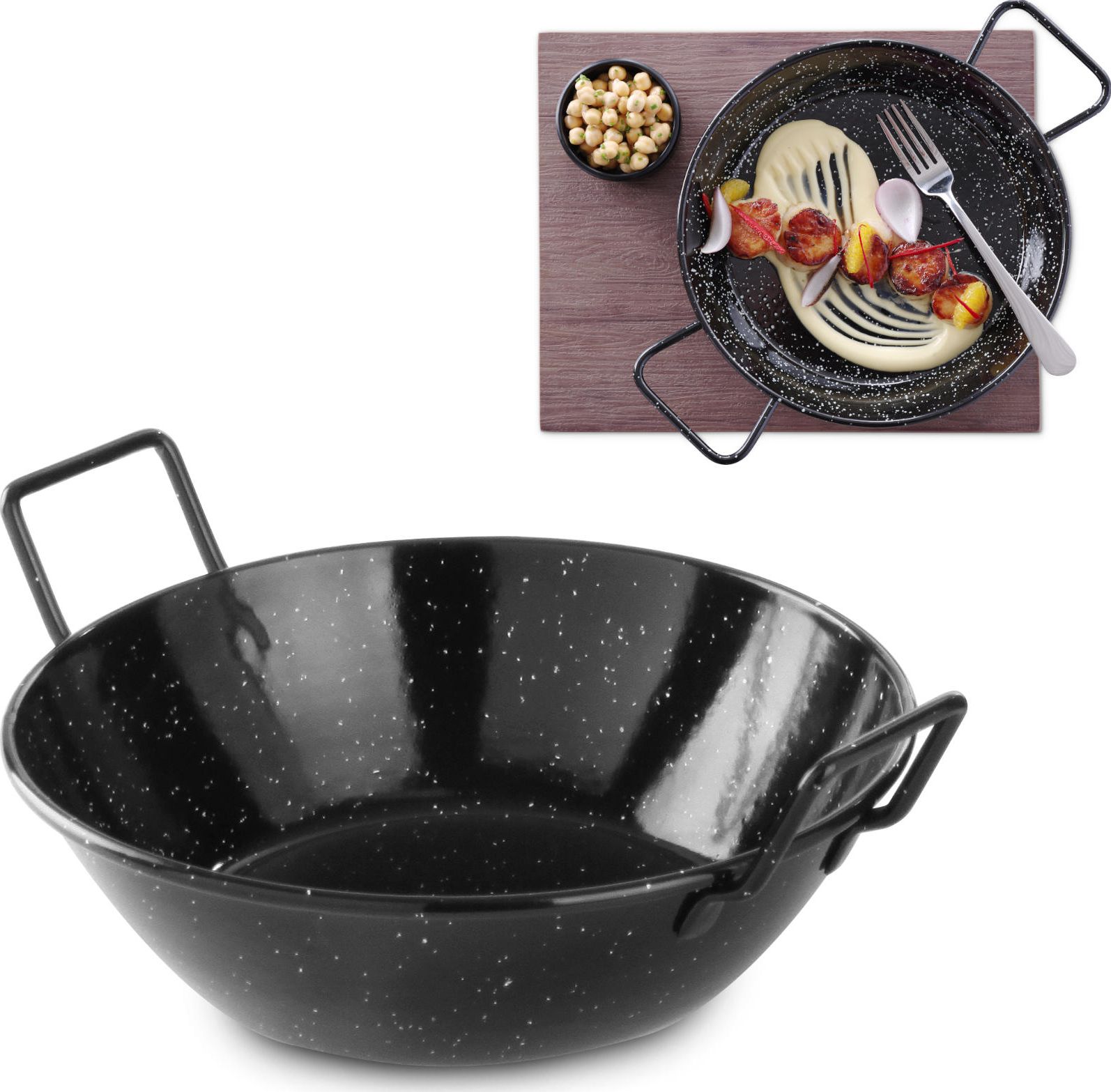 Patelnia Hendi Miska do paelli emaliowana głęboka śr. 205x(H)57mm Hendi 622841 Miska do paelli emaliowana głęboka śr. 205x(H)57mm Hendi 622841