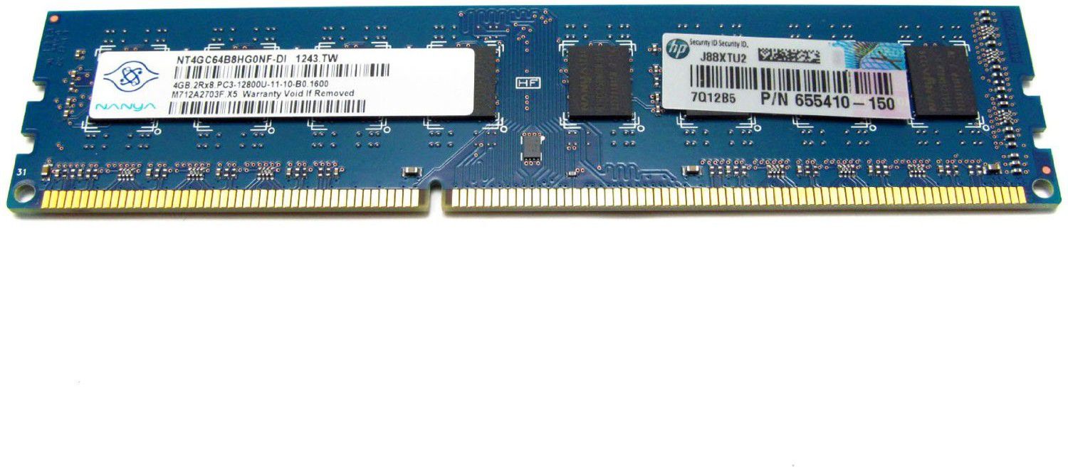 Pamięć dedykowana HP DDR3, 4 GB, 1600 MHz, CL11 (671613-001)