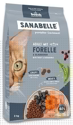 BOSCH Sanabelle Adult pstrąg sucha karma dla kotów 8kg