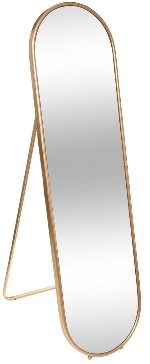 Duże lustro stojące złota rama EDI, 43,5 x 160 cm