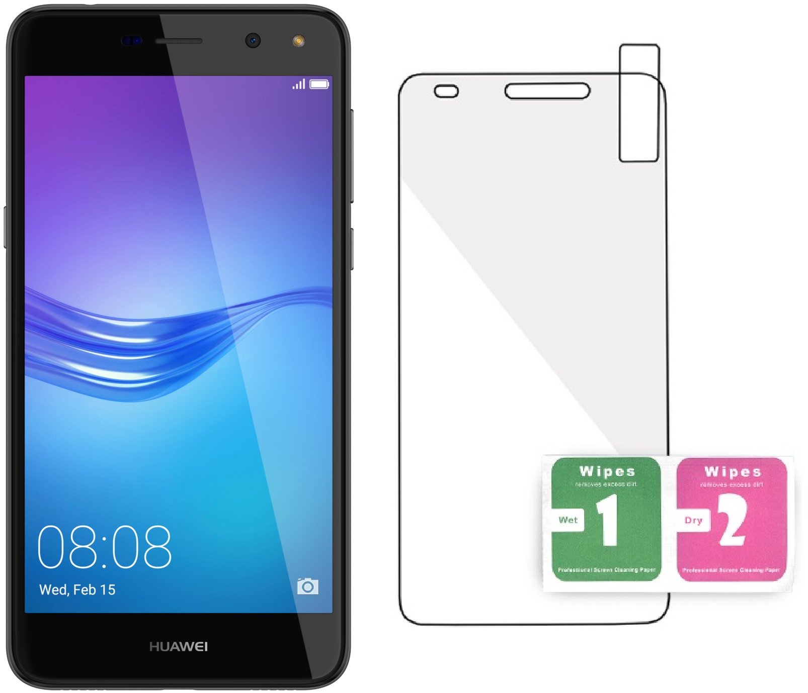 SZKŁO HARTOWANE HUAWEI MATE 10 LITE - SZKŁO OCHRONNE PŁASKIE