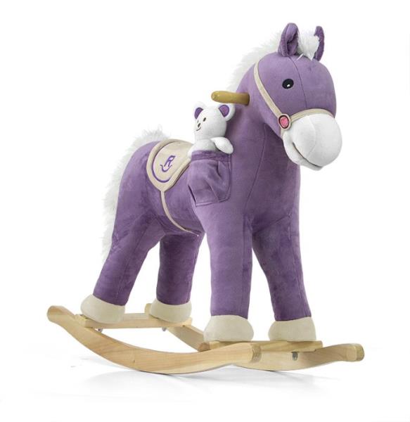 Milly Mally Koń na biegunach Pony purple (MUSTANG PP)