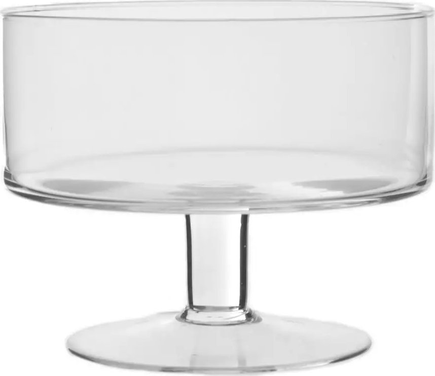 Szklana salaterka na nóżce 17 cm Sigma 1624