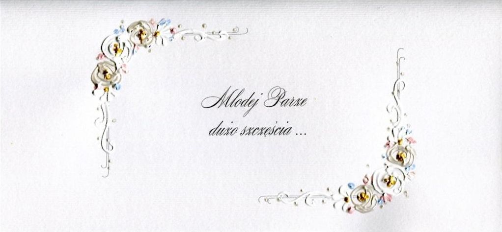 MAK Karnet Ślub DL S33 - Dużo szczęścia