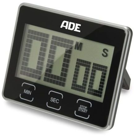 Minutnik elektroniczny ADE, do 99 min. 59 sek, 9 x 7 x 2 cm