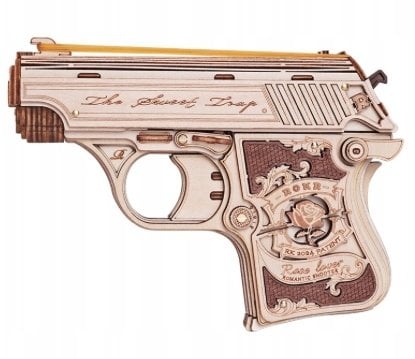 AFV RoboTime drewniana układanka Mini pistolet Justice Guard