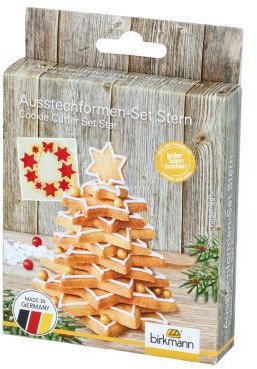 Foremki gwiazdki 9/8/7/6/5/2,5 cm / Birkmann