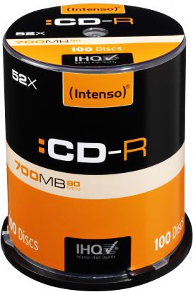 Intenso CD-R 700 MB 52x 50 sztuk (1001125)