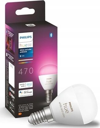 Philips Philips Hue LED Luster E14 BT 5,1W 470lm White Color Ambiance