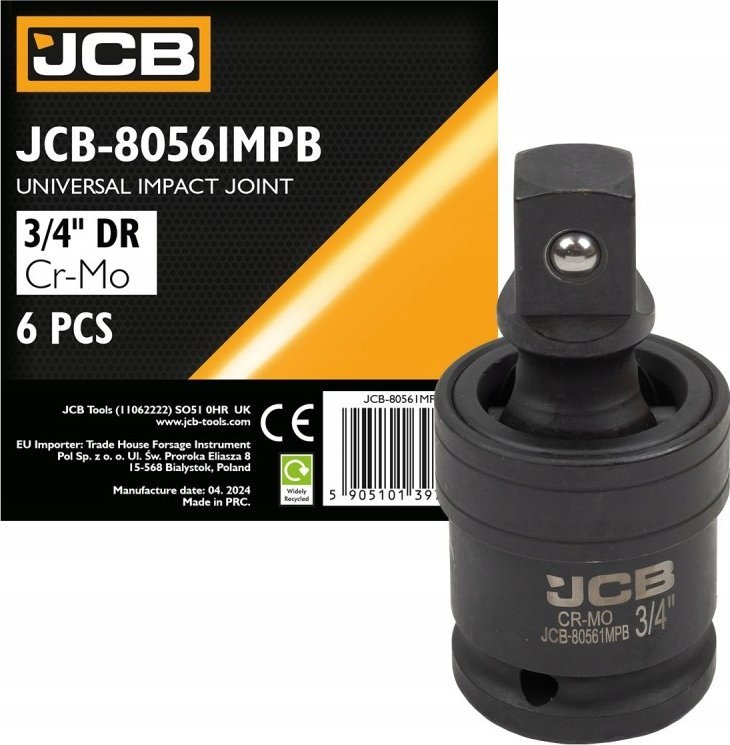 JCB Kardan udarowy 3/4"