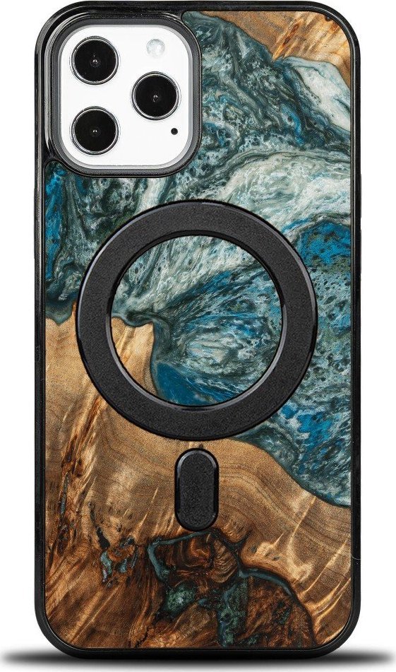 BeWood Etui Bewood Unique na iPhone 12 Pro Max - Planets - Ziemia z MagSafe