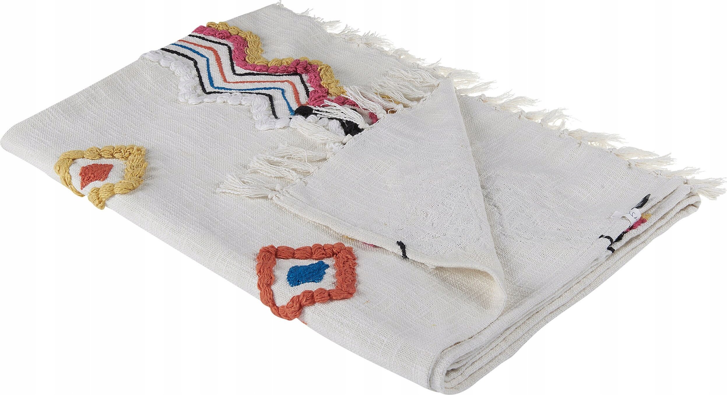 Beliani Koc bawełniany 130 x 180 cm wielokolorowy MORENA!