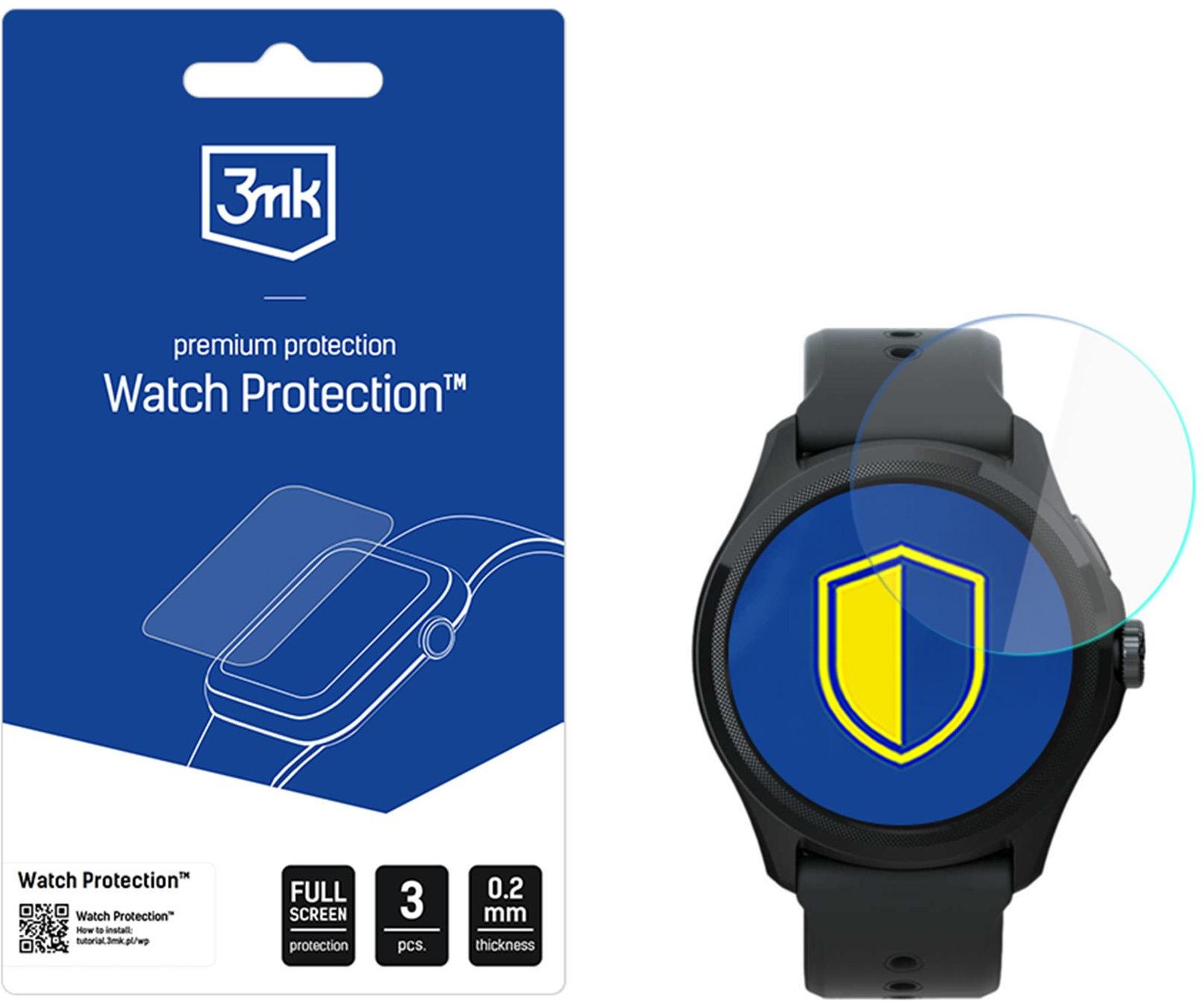 MOBVOI TICWATCH 5 PRO - 3MK WATCH PROTECTION FLEXIBLEGLASS