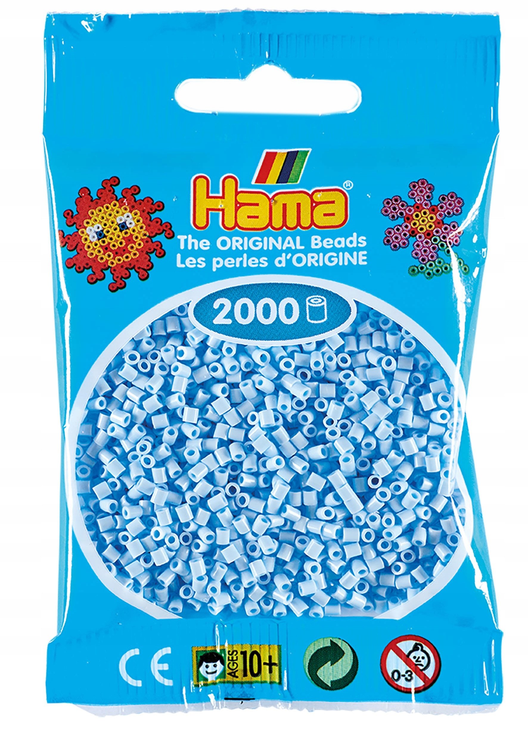 Hama mini beads 2000 pcs. pastel ice blue