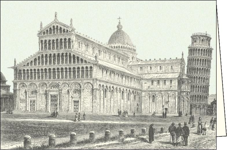 Rossi Karnet z kopertą ITW 010 Pisa Piazza Miracoli