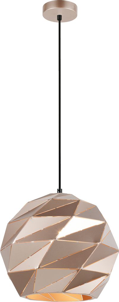 Lampa wisząca Italux Lampa wisząca złota do biura Italux Palermo PND-2424-1L-GD