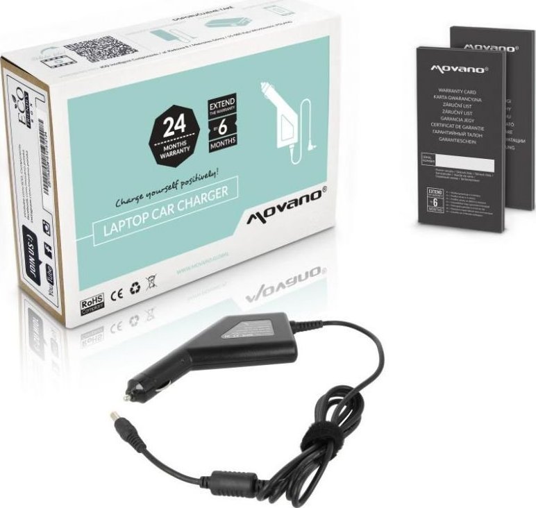 Ładowarka Movano ładowarka / zasilacz samochodowy 16v 4.5a (5.5x2.5) - ibm