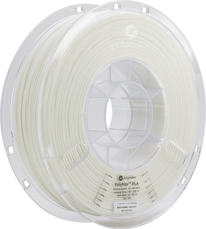 Filament Polymaker PolyMax Tough PLA 1,75mm 0,75kg - White}