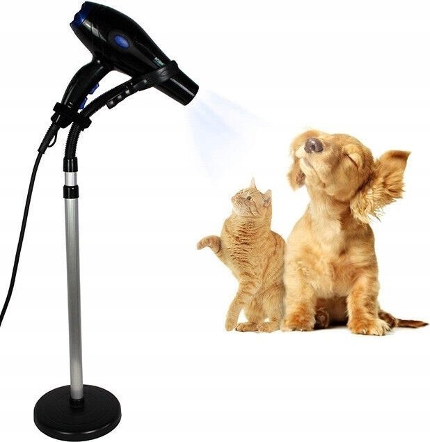 Korbi UCHWYT NA SUSZARKĘ DO WŁOSÓW DLA PSA STOJĄCY 90cm