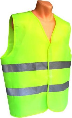 Carcommerce KAMIZELKA OSTRZEGAWCZA ŻÓŁTA - CE - XXL