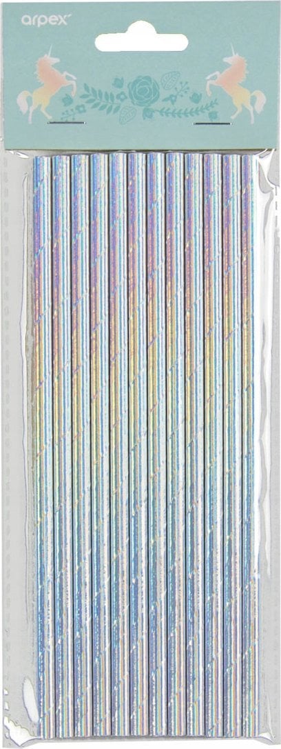 Teka Słomki papierowe opalizuj±ce 12szt