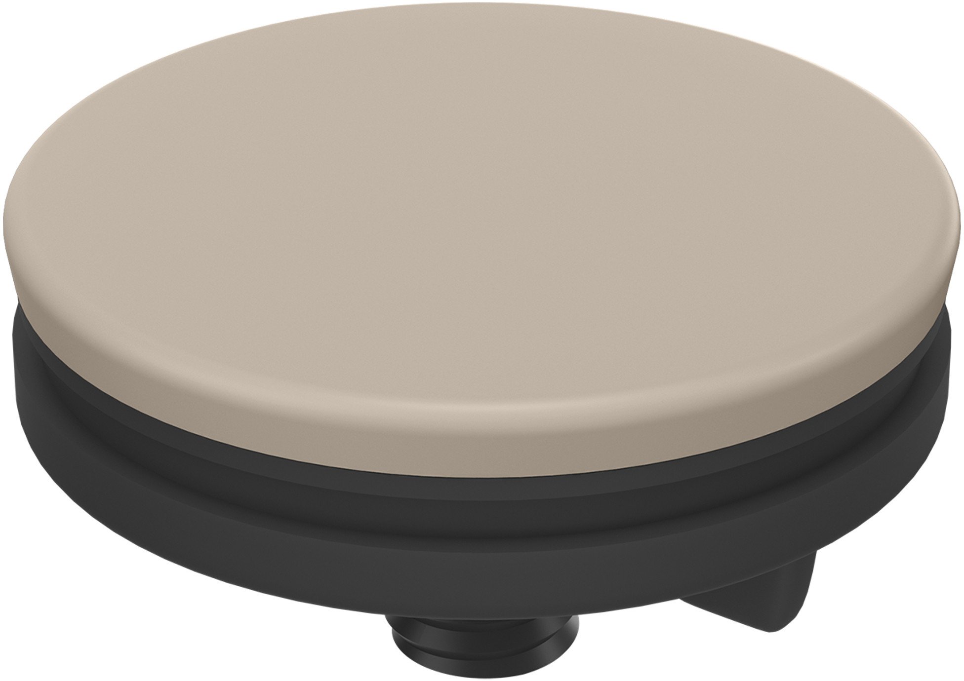 Zaślepka do otworu pod baterię/dozownik BEŻOWA river sand O 44 mm