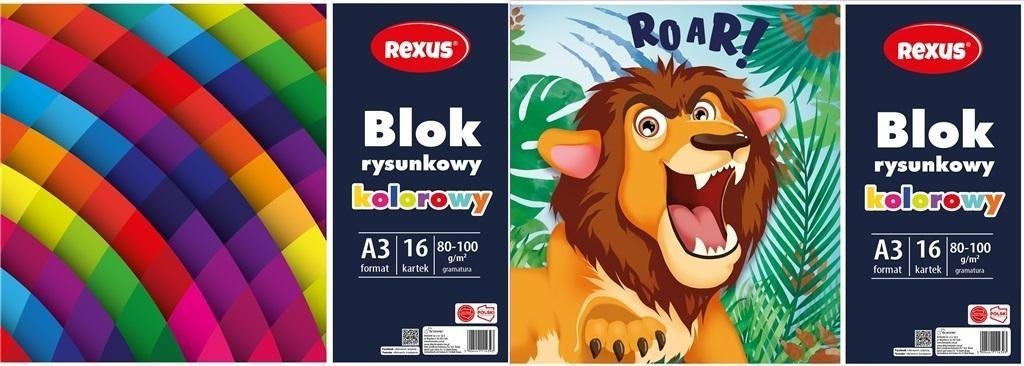 Beniamin Blok rysunkowy A3/16K kolorowy