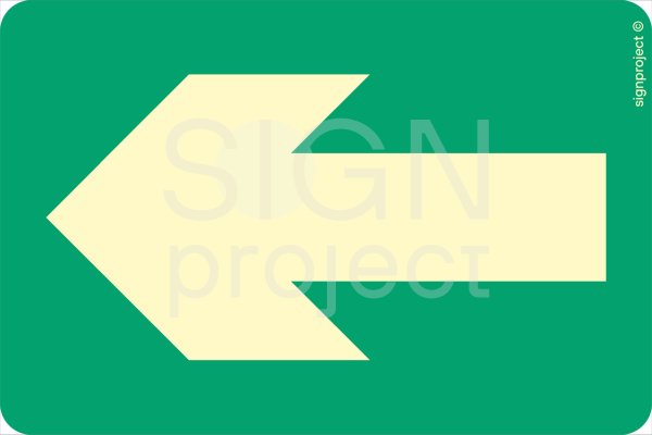 EB003 - Kierunek do wyjścia ewakuacyjnego 150x225