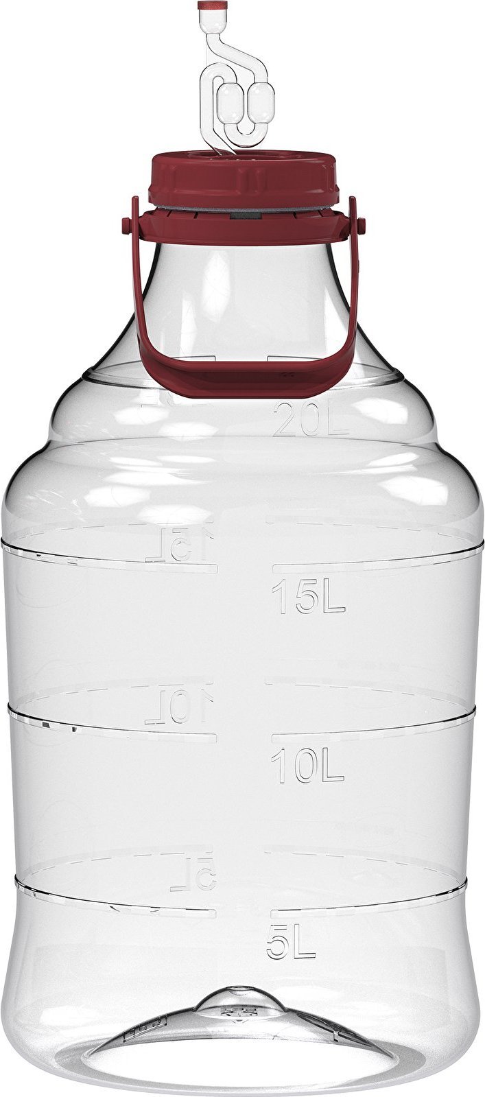 Sourcing UNBREAKABLE DEMIJOHN 20L HANDLE/AIRLOKS