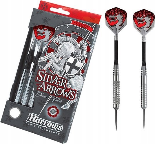 Harrows Harrows Rzutki Steeltip Silver Arrows 18 g
