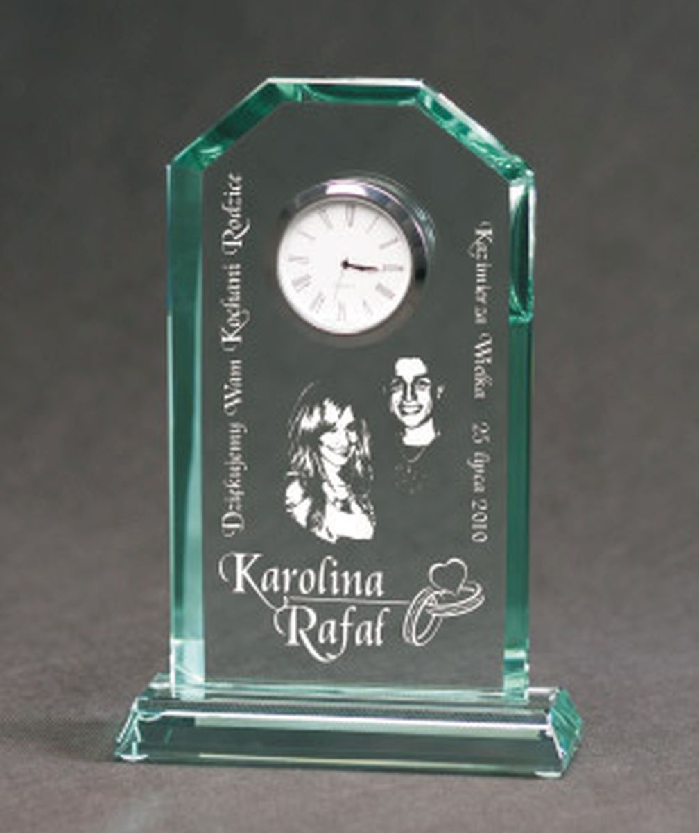 Victoria Sport Trofeum szklane grawerowane z etui