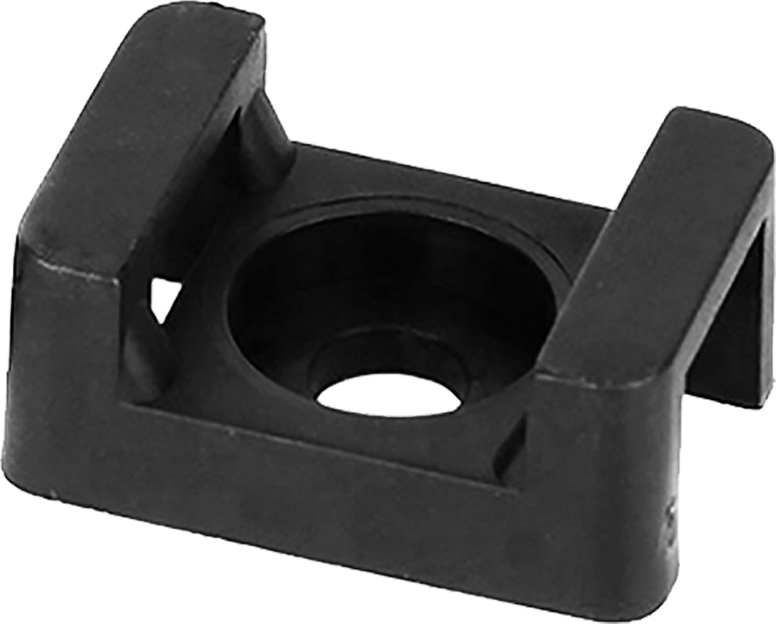 Orno Uchwyt Orno OR-AE-13236/100 opaski kablowej siodełkowy przykręcany 16x11 mm otwór montażowy 36mm czarny 100 sztuk