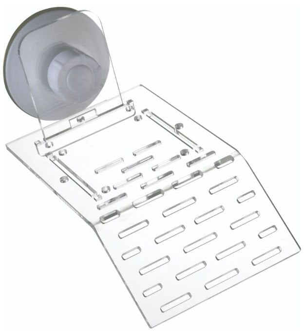 vidaXL Terra Natura, platforma, wspinaczka dla żółwia, biała, akryl, 8 x 14 cm