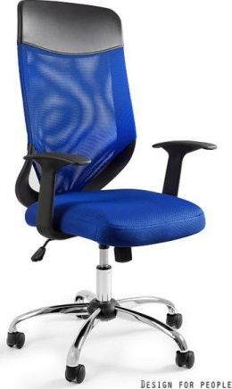 Krzesło biurowe Unique Mobi Plus Niebieskie