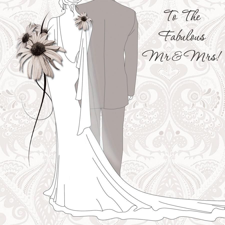 Clear Creation Karnet Swarovski kwadrat CL0107 Ślub para młoda