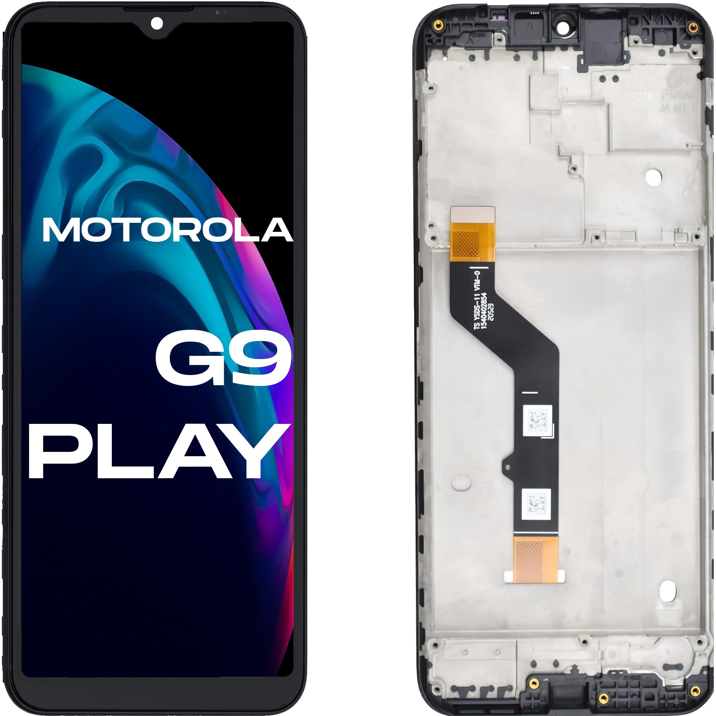 Wyświetlacz do Motorola Moto G9 Play LCD XT2083 Ekran Ramka