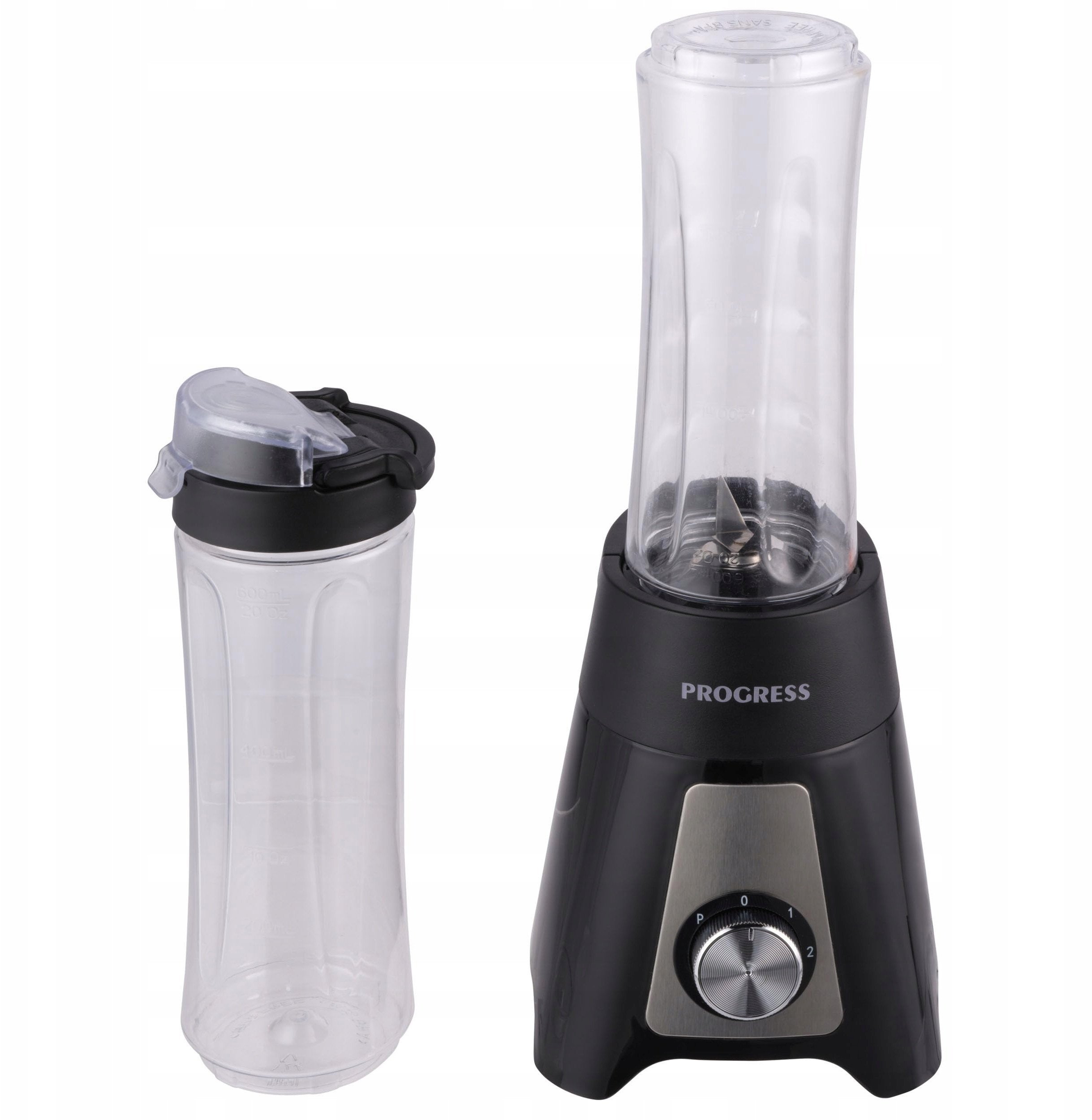 Blender do smoothie shaker Progress 400 W, 2 prędkości, 600 ml
