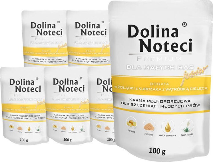 Dolina Noteci Premium z kurczakiem i cielęciną 10x100g