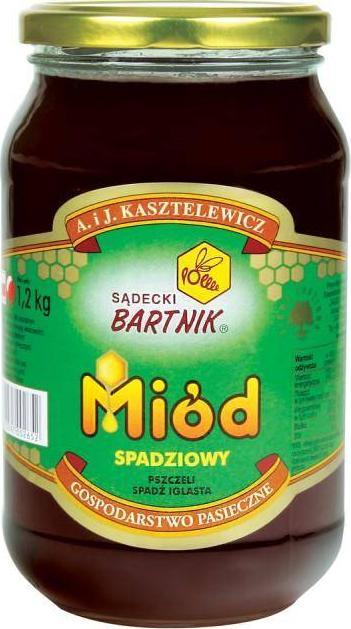 Bartnik Sądecki BARTNIK Miód spadziowy 1,2 kg.