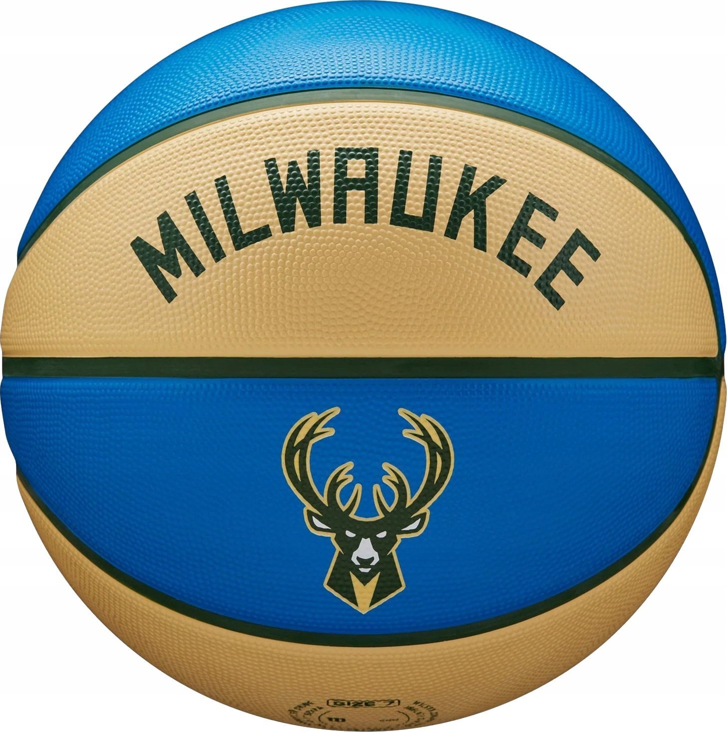 Wilson Wilson NBA Team City Edition Milwaukee Bucks Ball WZ4016517ID Niebieskie 7