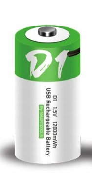 Bateria SMARTOOOLS 1.5V D 650mAh USB-C