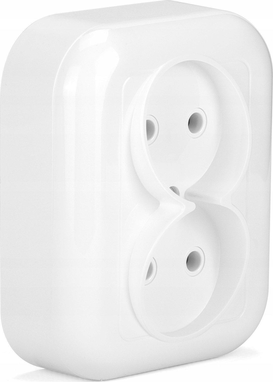 Montis Gniazdo wtyczkowe podwójne natynkowe NT-5F MONTIS EXTENSA MT082